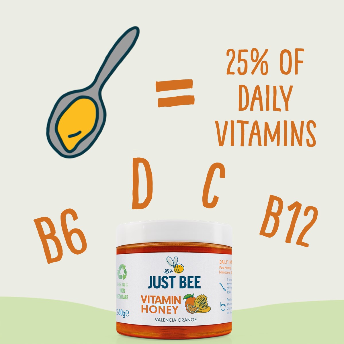 Orange Immunity Honey Bulk Pack (6 x 260g)
