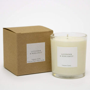 Relaxing Scented Candle (Lavender & Bergamot)