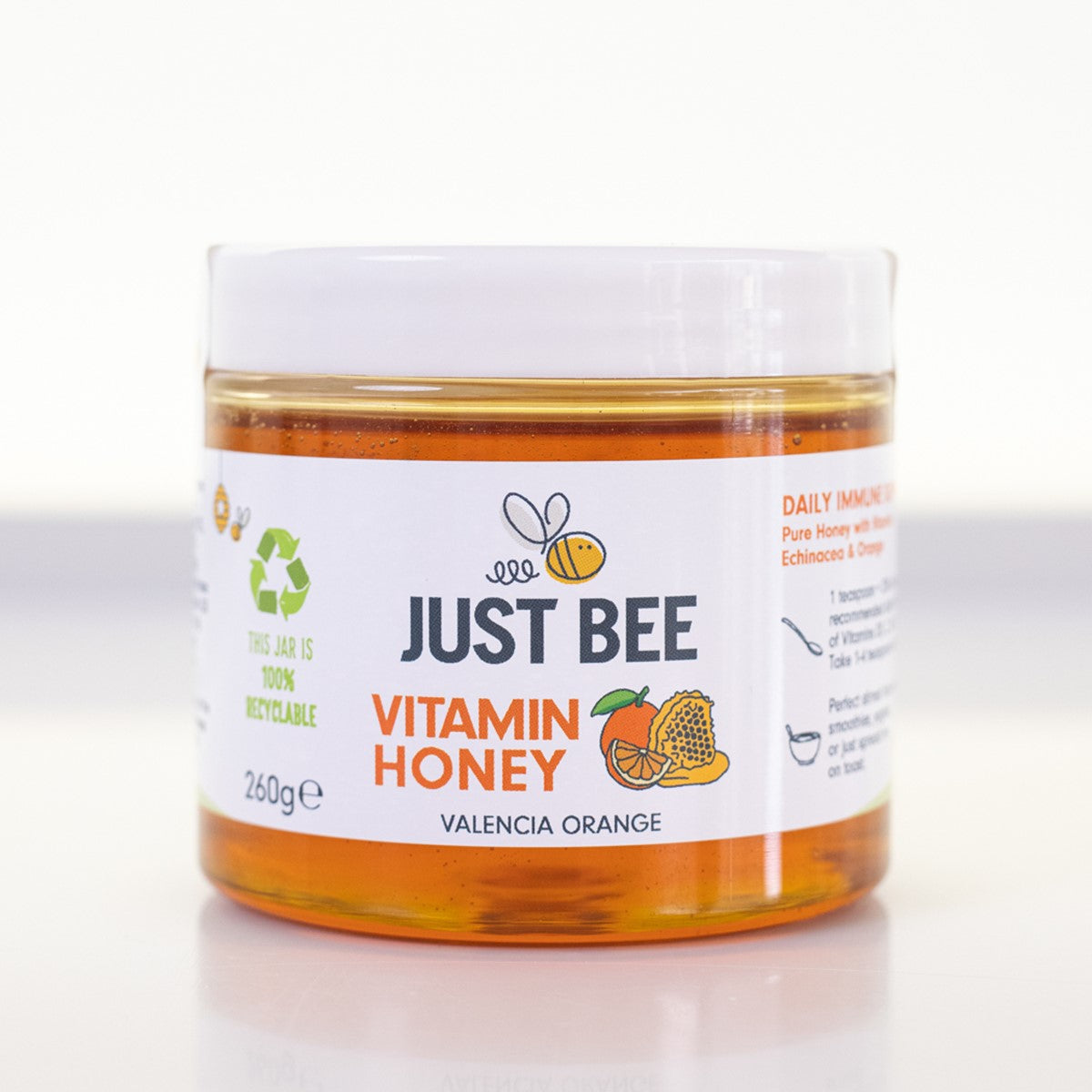 Buy Pure Honey | £7.99 per pot | Vitamin Honey from Just Bee Honey