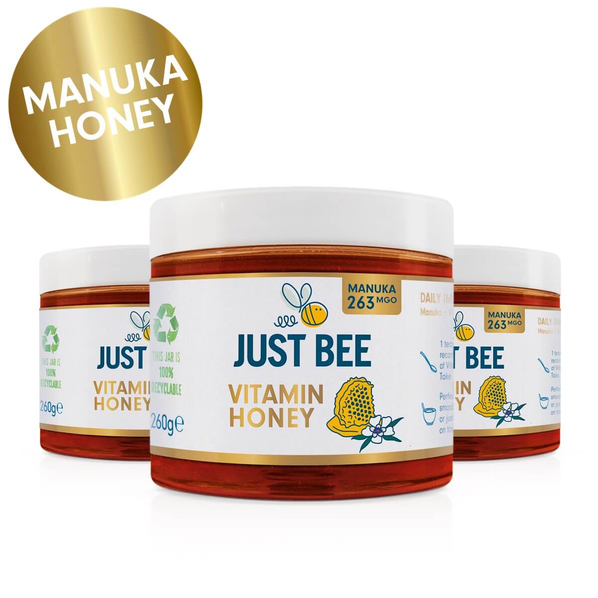 Manuka Honey Trio - Gift Box 263 MGO (3x260g)