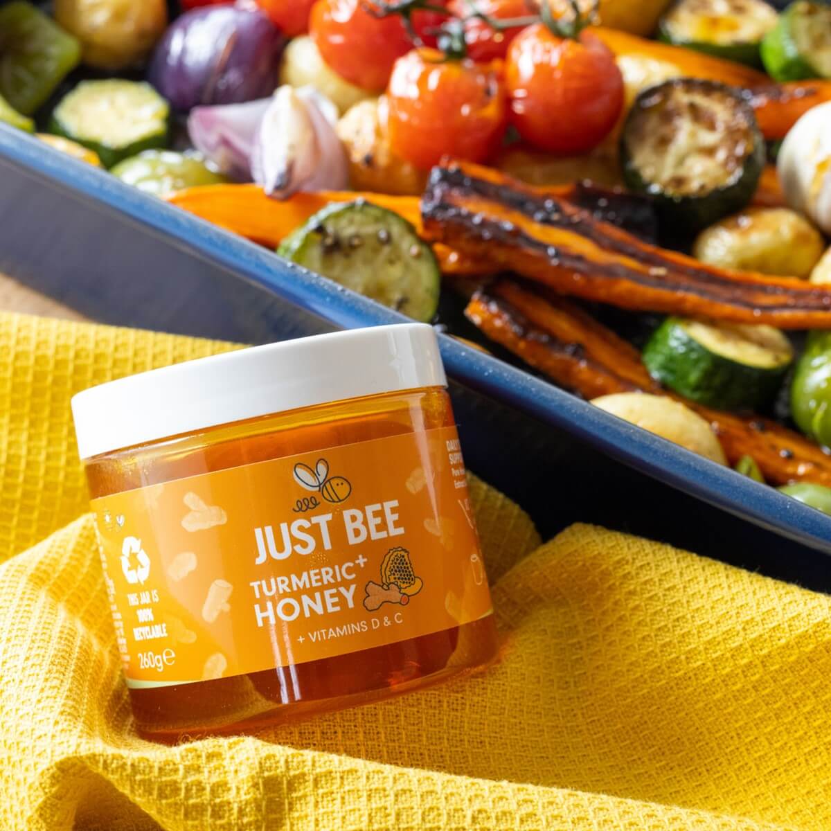Turmeric+ Honey with Turmeric, Vitamins D & C Bulkpack (6x260g)