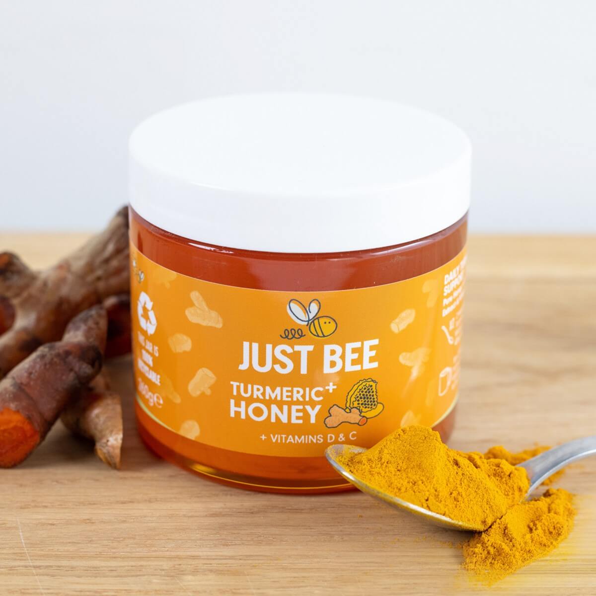 Turmeric+ Honey with Turmeric Extract, Vitamins D & C (260g)